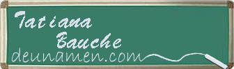 Tatiana Bauche Visitenkarte